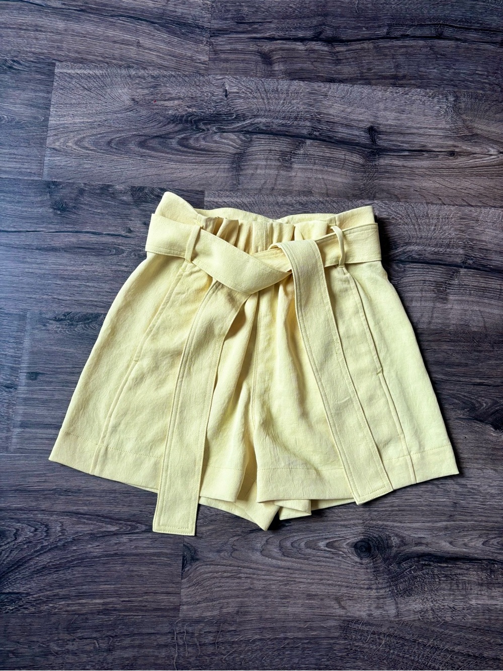 Aritzia Wilfred Gelas Paperbag High-waisted Belted Shorts #66988 NWOT